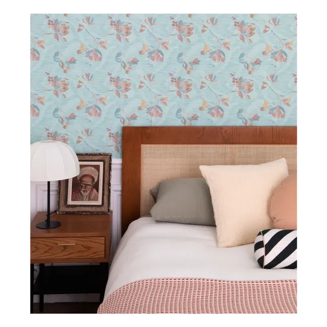 Coussin carré Carino en laine bouclette | Crème