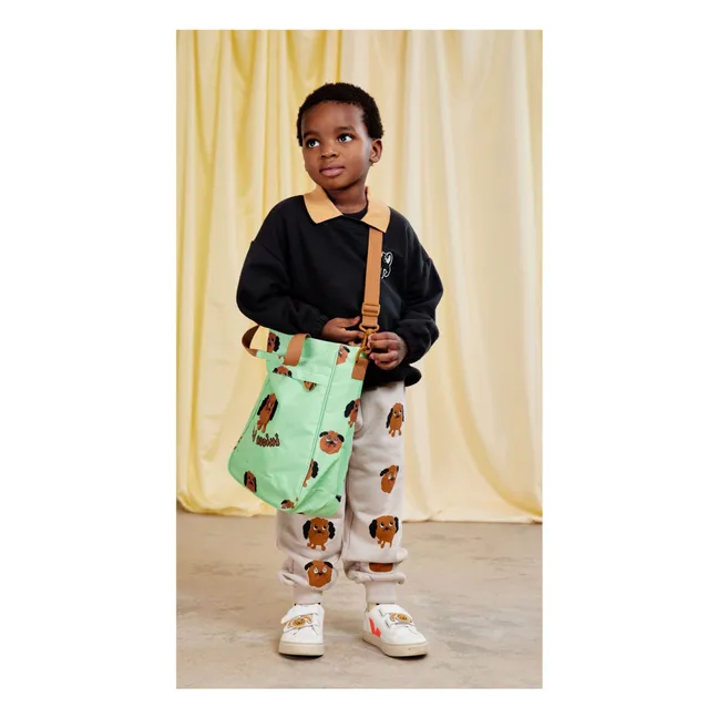 Jogger Doggies Coton Bio | Gris chiné