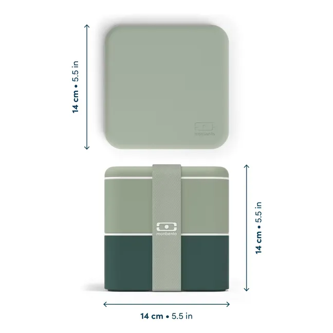 Bento cuadrado | Verde Kaki