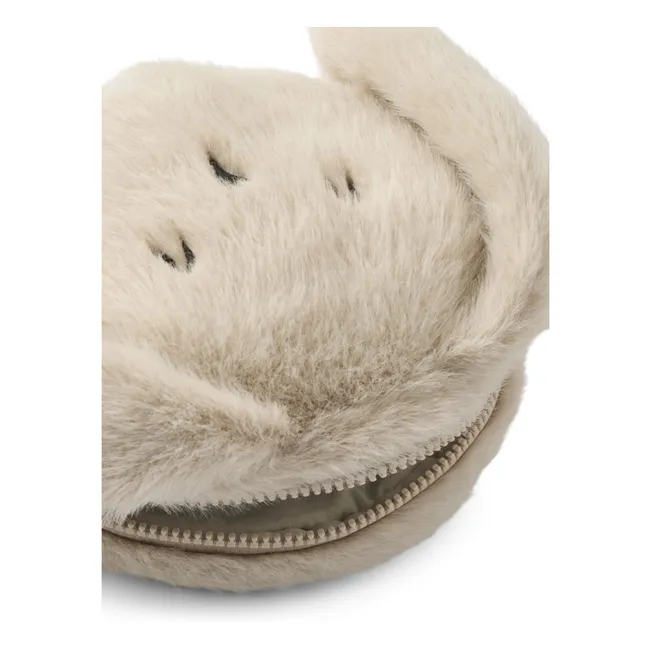 Dorotha Small Furry Bag Rabbit Organic Cotton | Light grey