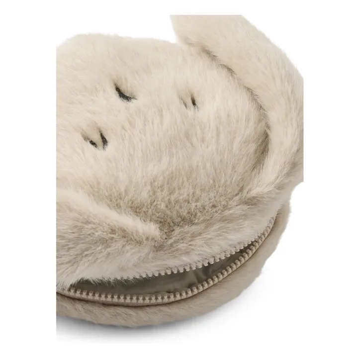 Dorotha Bolso Pequeño Peluche Conejo Algodón Ecológico | Gris Claro- Imagen del producto n°1