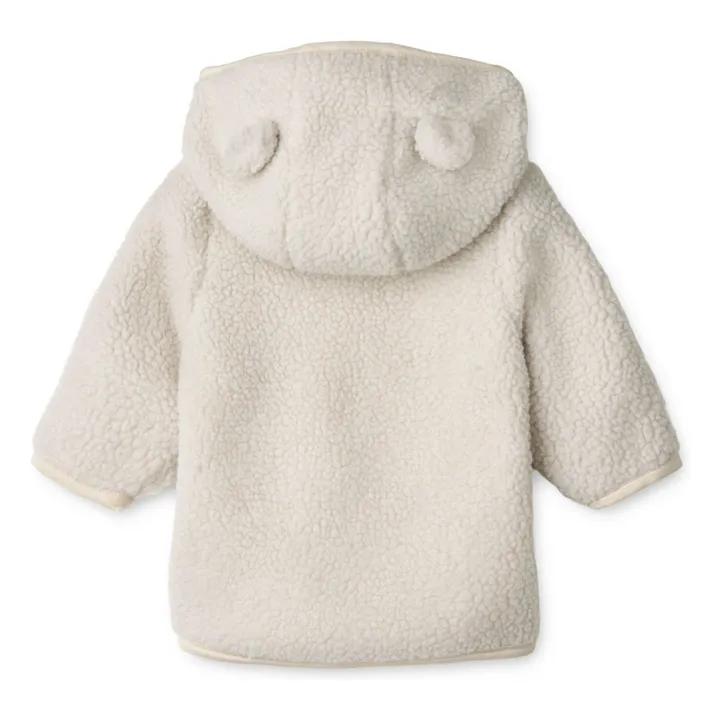 Veste Façon Sherpa Baylor Fibres Recyclées | Ecru- Image produit n°3