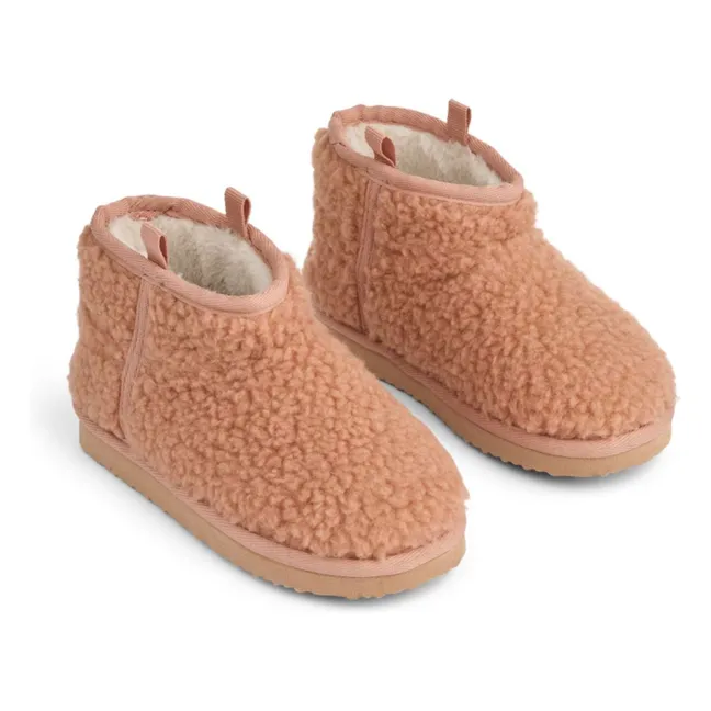 Alban Sherpa Façon Boots aus recycelten Fasern | Rosa