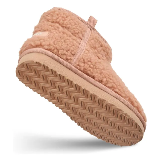 Alban Sherpa Façon Boots aus recycelten Fasern | Rosa