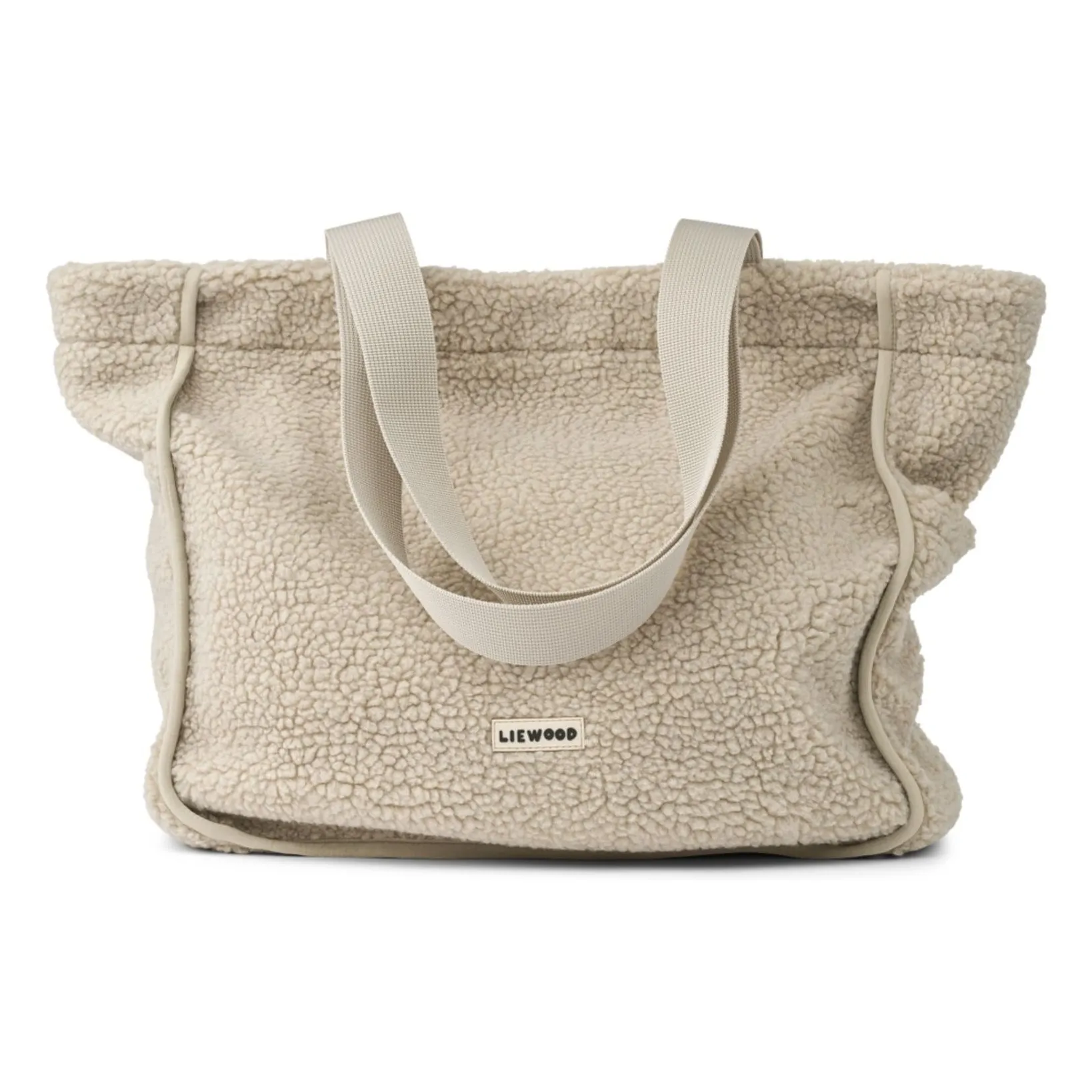 Liewood Light Grey Tote Bag Sherpa Reed Recycled Fibers