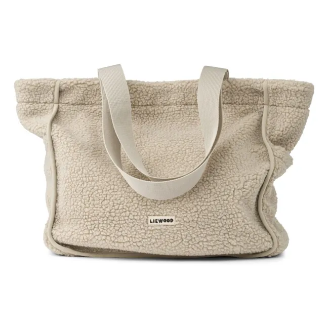 Tote Bag Sherpa Reed Recycled Fibers | Light grey