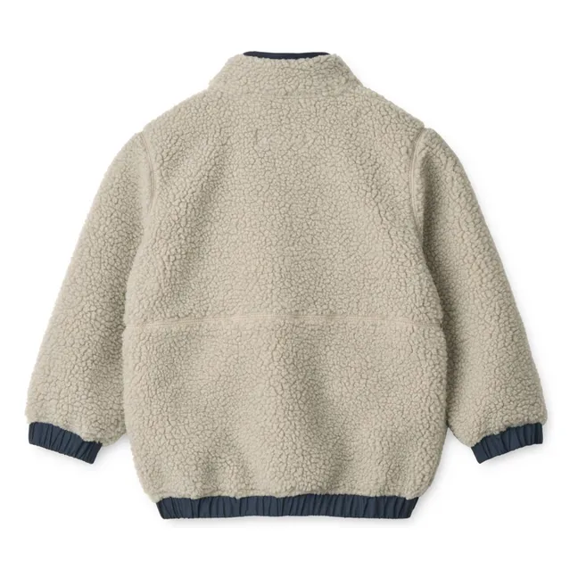 Sudadera Sherpa de fibra reciclada Balou | Gris Claro