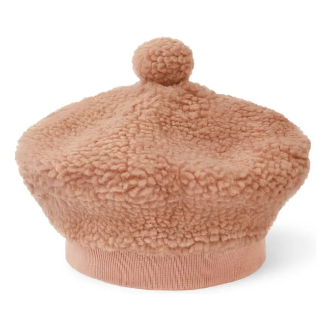 Poplar Sherpa-style beret Recycled fibers | Pink