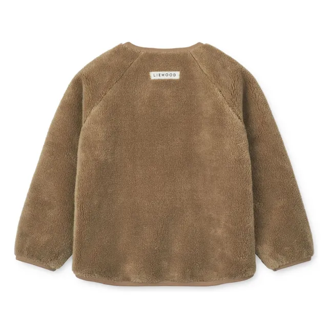 Chaqueta Sherpa Calina de fibra reciclada | Beige