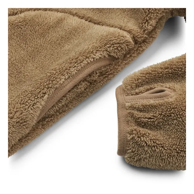 Chaqueta Sherpa Calina de fibra reciclada | Beige