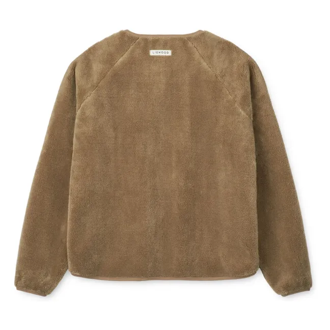 Calina Sherpa Jacke aus recycelten Fasern - Damenkollektion | Beige