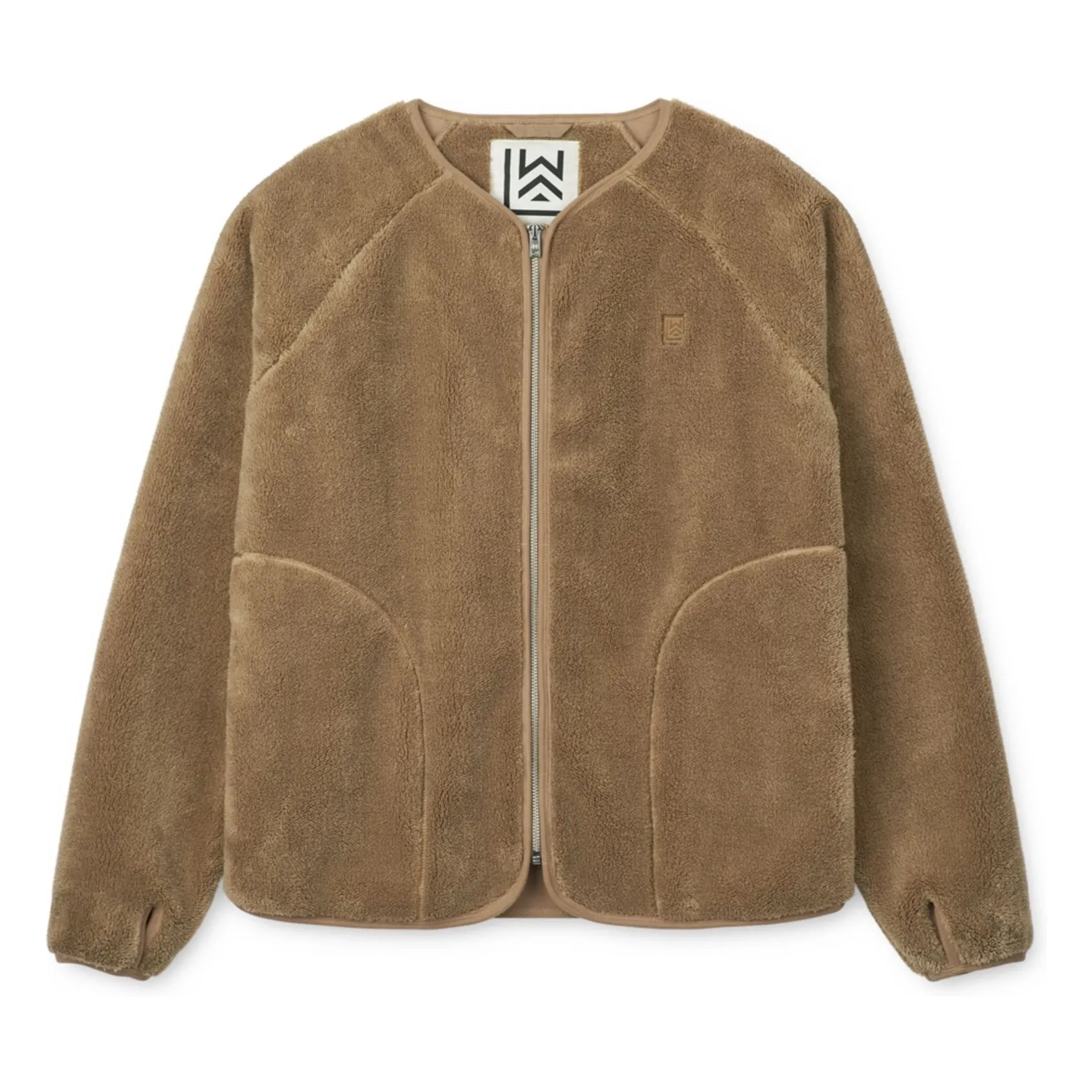 Liewood Women's Beige Calina Recycled Fiber Sherpa Jacket - Collection