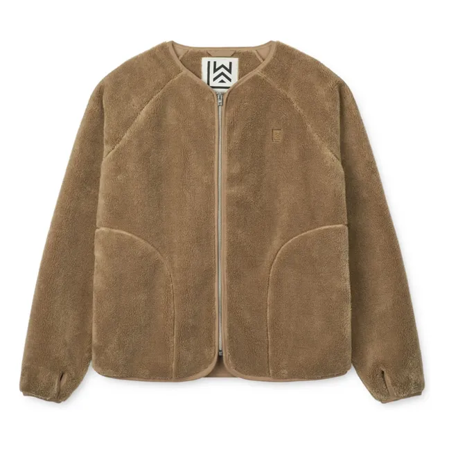 Veste Façon Sherpa Calina Fibres Recyclées - Collection Femme | Beige