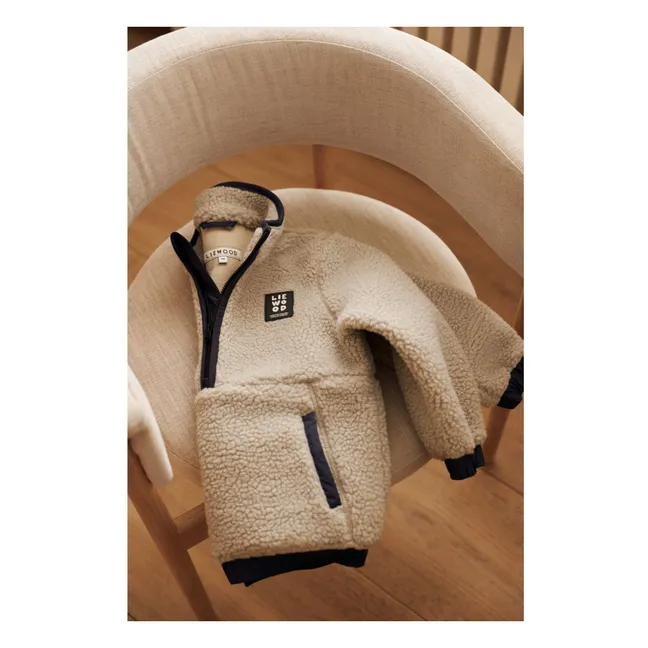 Sudadera Sherpa de fibra reciclada Balou | Gris Claro