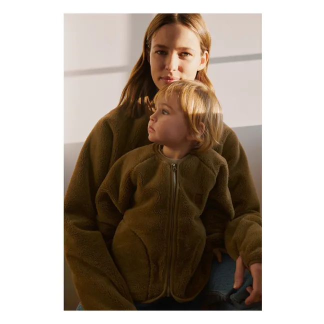 Veste Façon Sherpa Calina Fibres Recyclées - Collection Femme | Beige