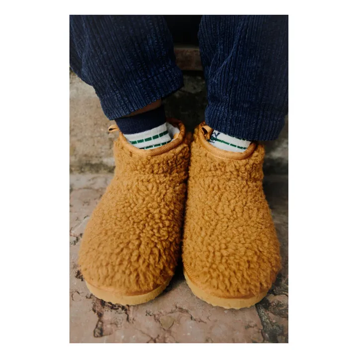 Botas Alban Sherpa de fibra reciclada | Caramelo- Imagen del producto n°2