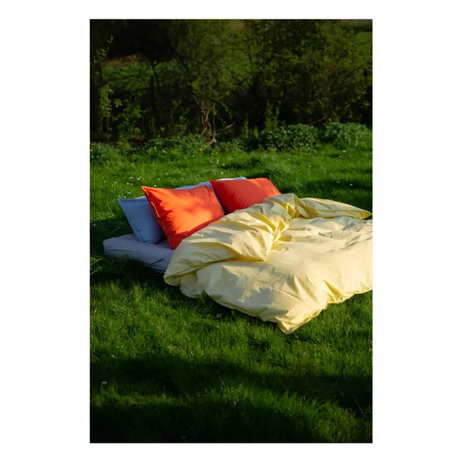 Funda nórdica percal bio - Butter Yellow | Amarillo