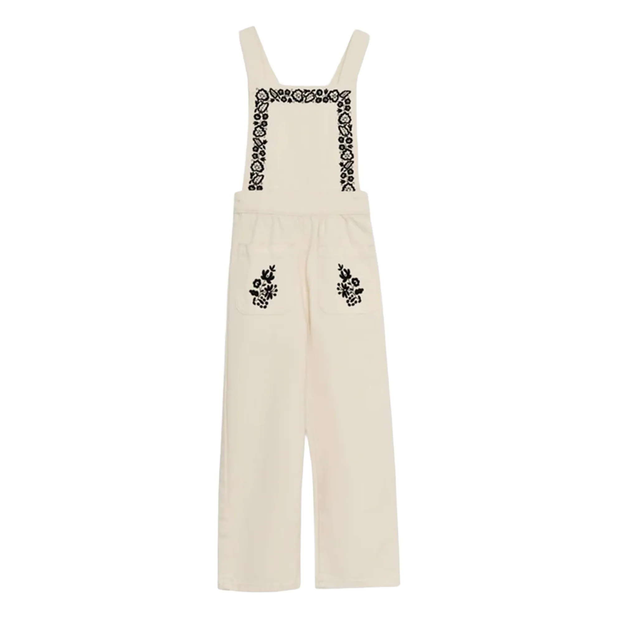 The New Society Beige Tamara Organic Cotton Overalls