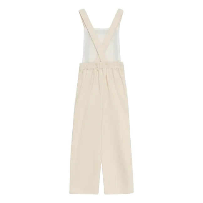 Latzhose Tamara Bio-Baumwolle | Beige