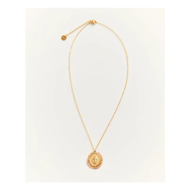 Santa Maria Shiny necklace | Peach