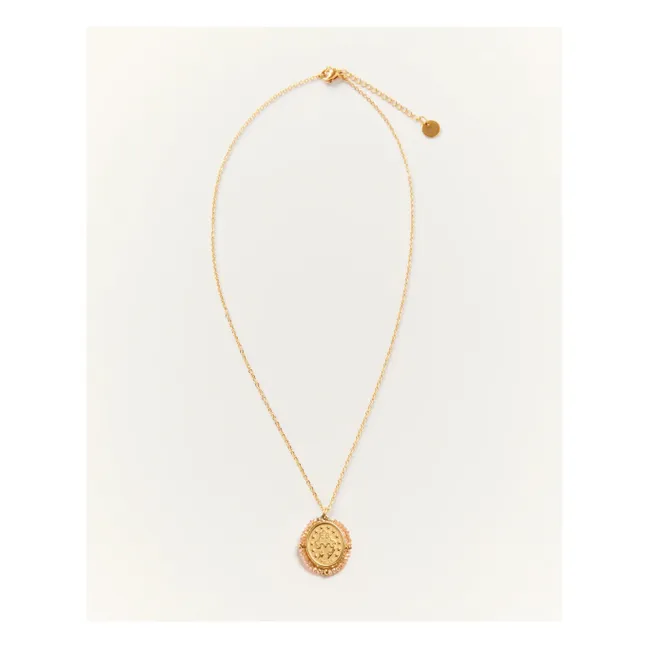 Santa Maria Shiny necklace | Peach