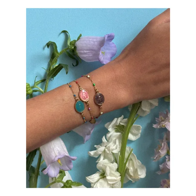 Pulsera Santa María | Verde bosque