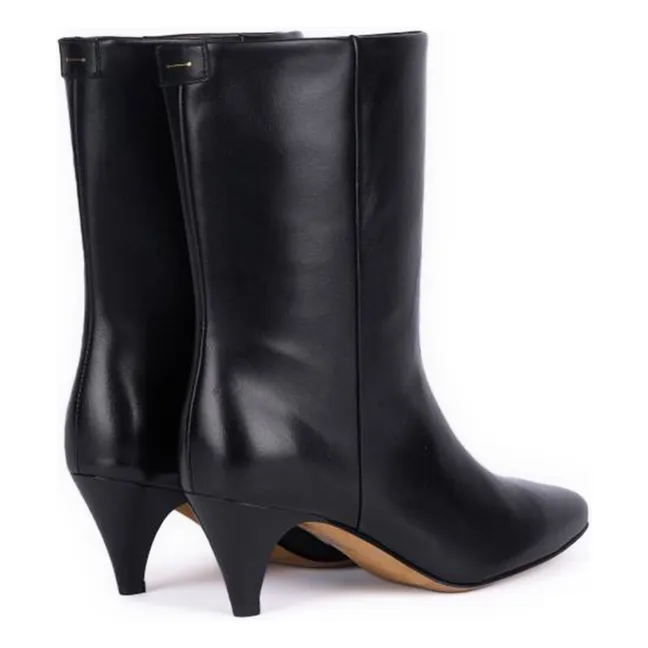 Milya Chiffon boots | Black