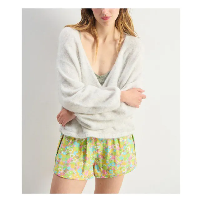 Jersey de alpaca con doble botonadura Nuny | Gris Claro