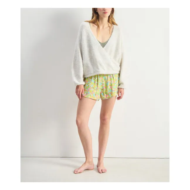 Jersey de alpaca con doble botonadura Nuny | Gris Claro