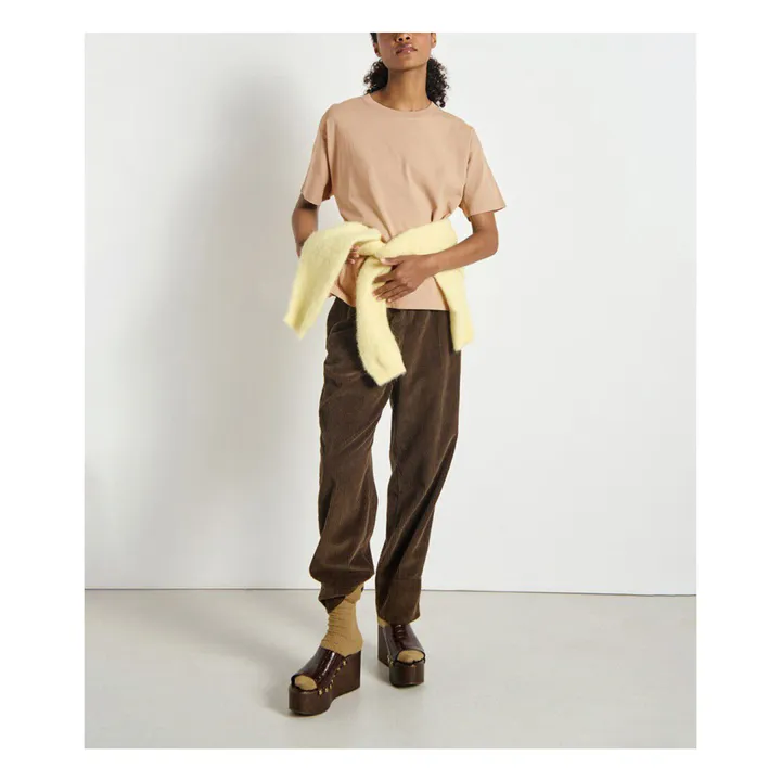 Pantalon Velours Côtelé Padow | Marron- Image produit n°6