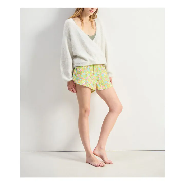 Pull Croisé Nuny Alpaga | Gris clair- Image produit n°5