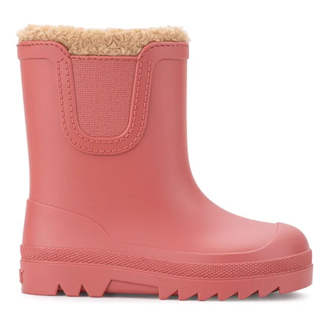 Bottes de Pluie Fourrées Verona Borrego | Corail