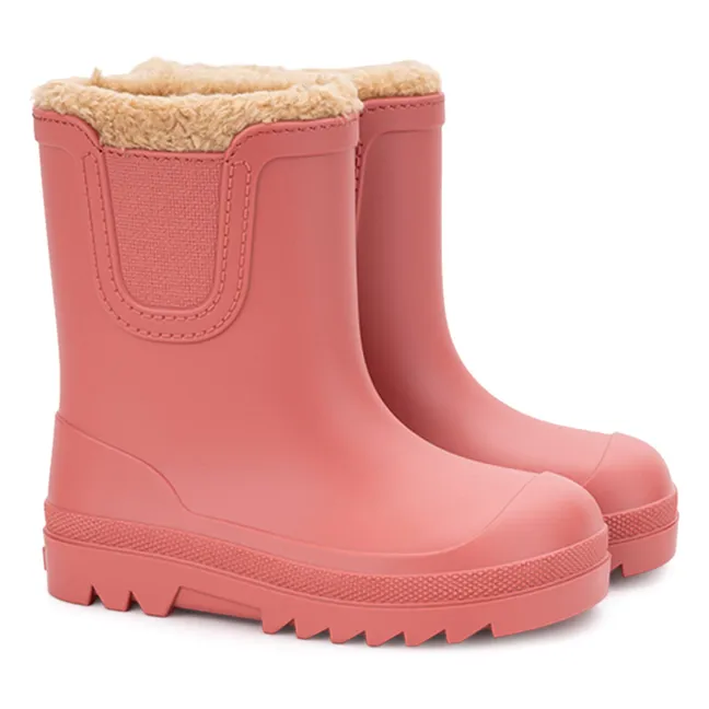 Verona Borrego Filled Rain Boots | Coral