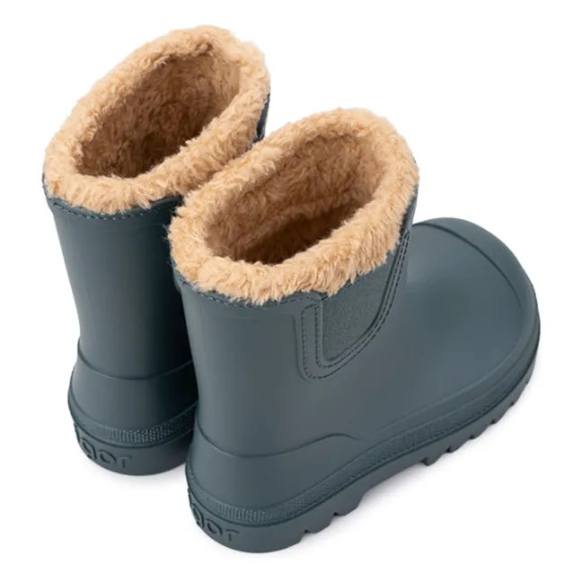 Bottes de Pluie Fourrées Verona Borrego | Bleu pétrole