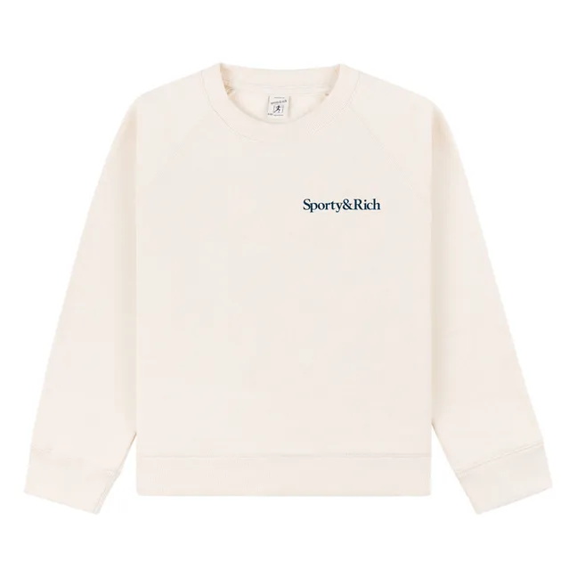 Felpa Eat More Veggies | Crema