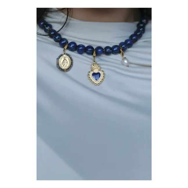 Seria 2 necklace | Blue