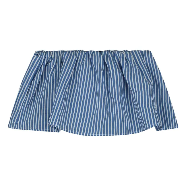 Falda de rayas | Azul