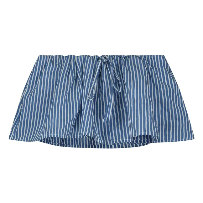Falda de rayas | Azul