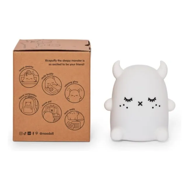 Puffy-Nachtlicht | Weiß
