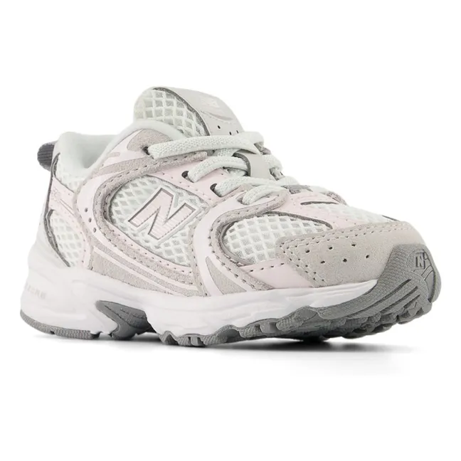 Elasticated Lace Sneakers 530 | Pale Pink