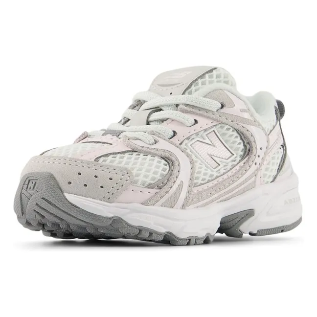 Elasticated Lace Sneakers 530 | Pale Pink