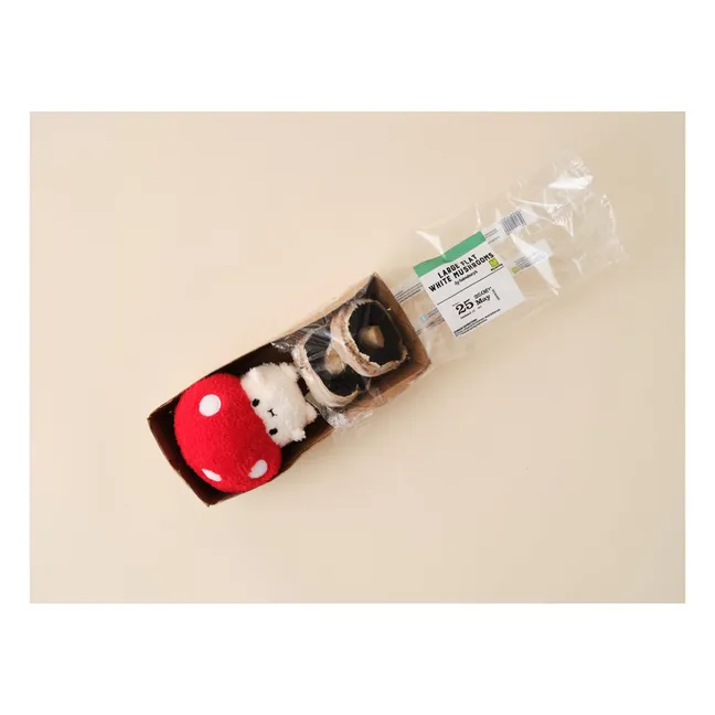 Peluche Champignon | Rouge