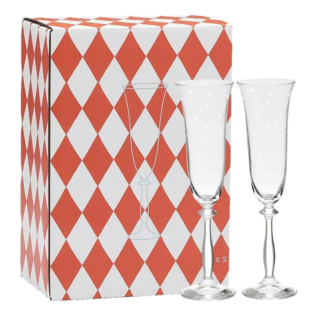 Flûtes Starry Eve - Set de 2