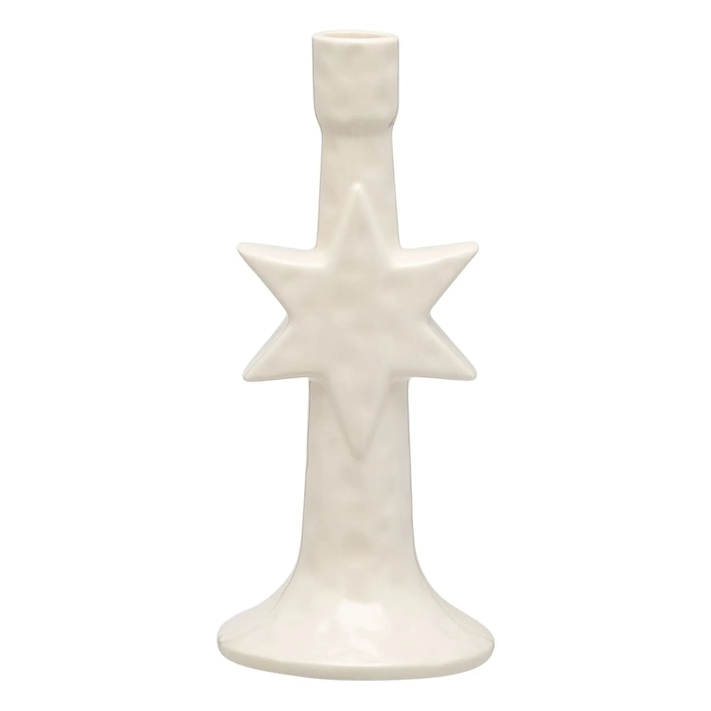 Anna + Nina White Radiant Hope Candlestick