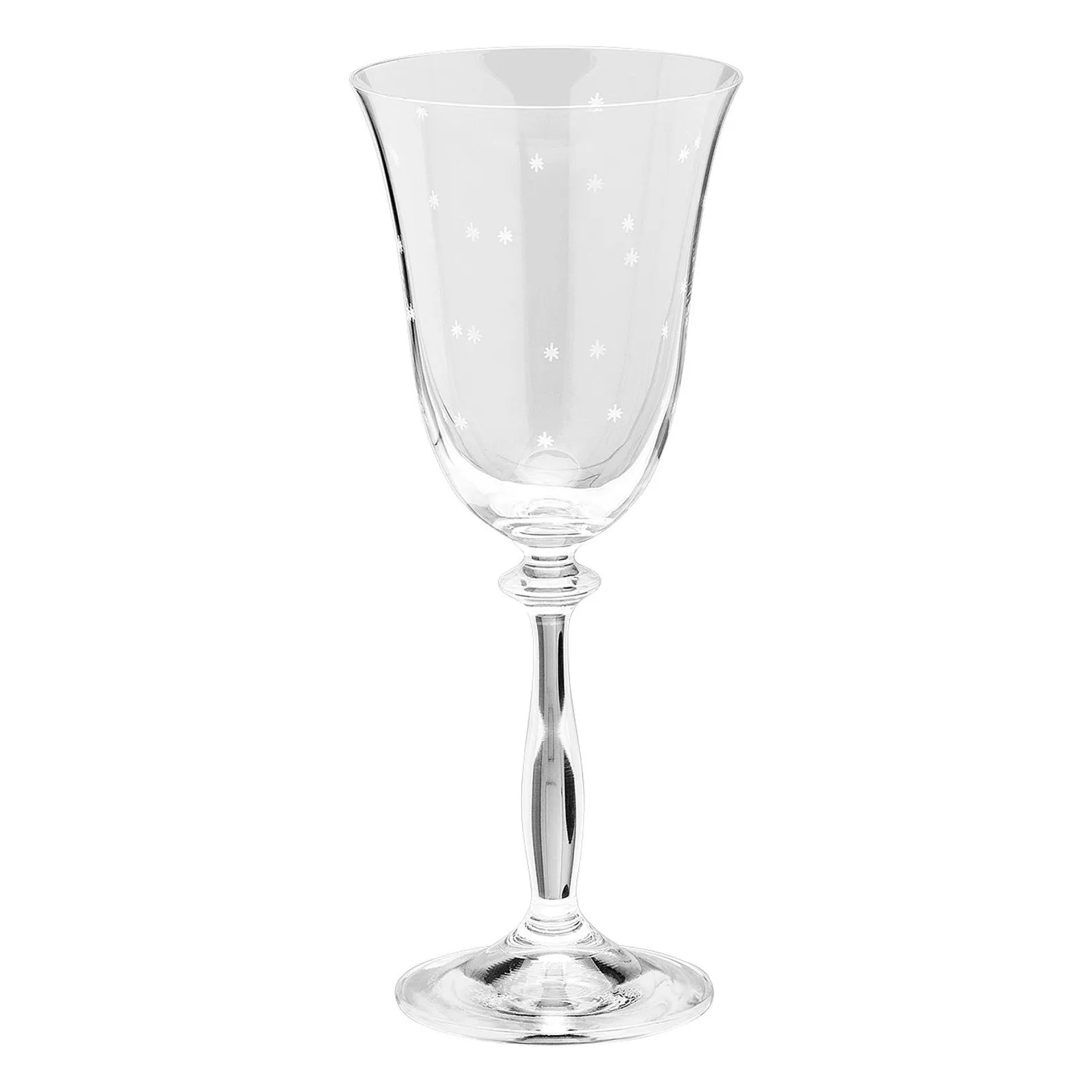 Anna + Nina Transparent Starry Eve Wine Glass