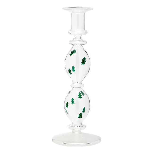 Christmas Forest candlestick | Green
