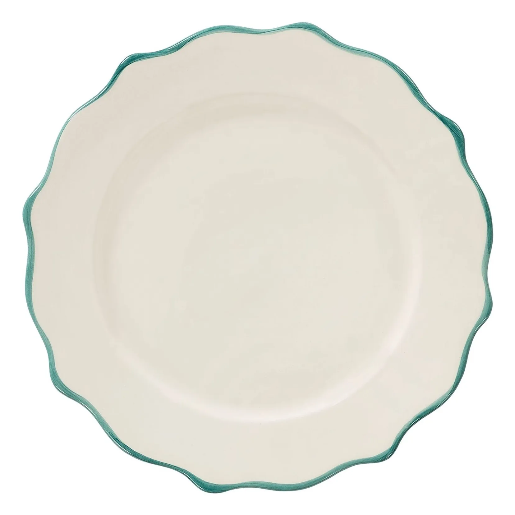 Anna + Nina Green Forest Dinner Plate