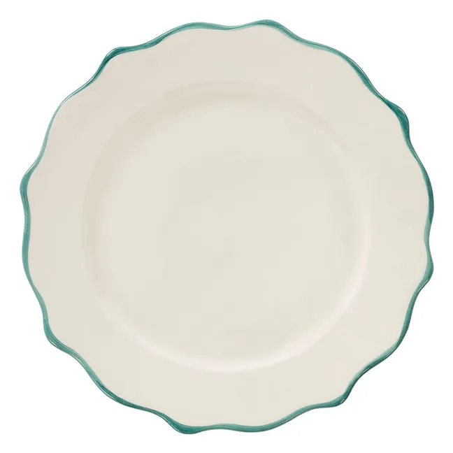 Forest dinner plate | Green