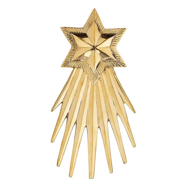 Christmas wall decoration Wishing on a Christmas Star | Gold