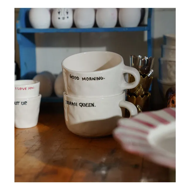 Cappuccino-Becher Drama Queen | Seidenfarben